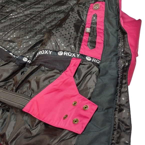 ROXY Women's Rose Red Insulated Jacket Size L - Picture 10 of 13